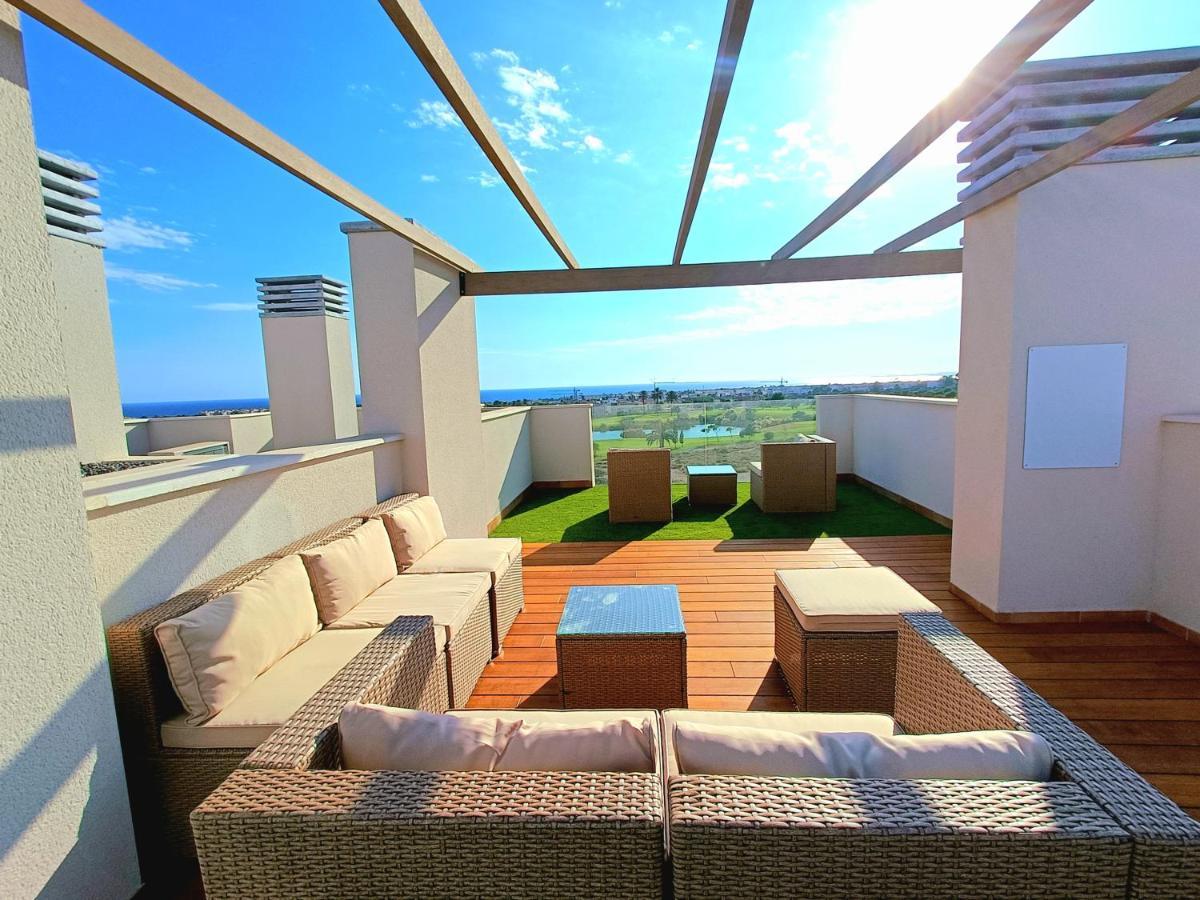 El ToyoNuevo Atico Toyo. Vistas Al Mar, Terraza, Solarium, Piscina, A/A, Wifi Y Garajeアパートメント エクステリア 写真
