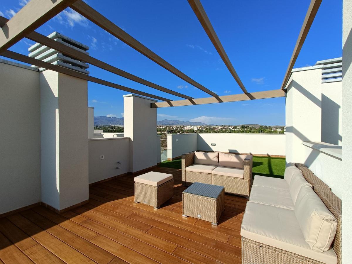 El ToyoNuevo Atico Toyo. Vistas Al Mar, Terraza, Solarium, Piscina, A/A, Wifi Y Garajeアパートメント エクステリア 写真