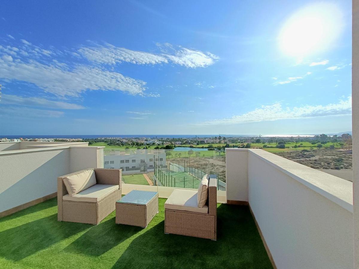 El ToyoNuevo Atico Toyo. Vistas Al Mar, Terraza, Solarium, Piscina, A/A, Wifi Y Garajeアパートメント エクステリア 写真